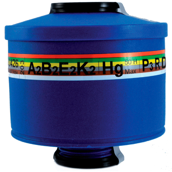Filtro ABEK2HGP3 RD universal para Medop Vision. Caixa de 4 filtros