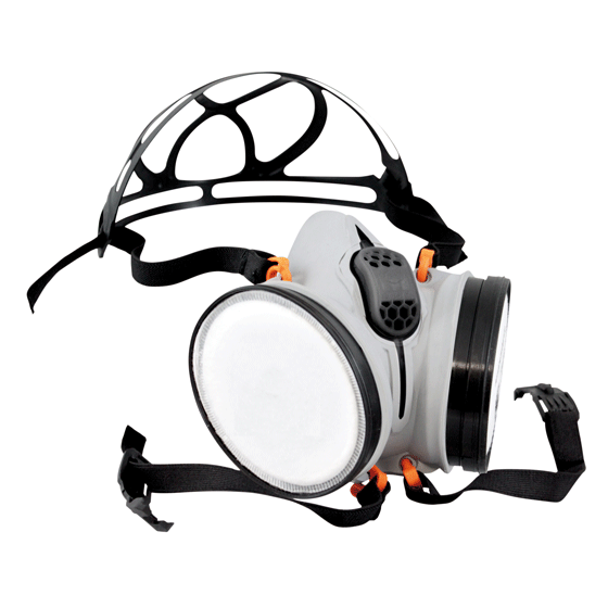 Nature Inspire, la protection respiratoire de Medop compacte, prête à l’emploi ; respiration facile et compatible pour une utilisation avec les lunettes de sécurité