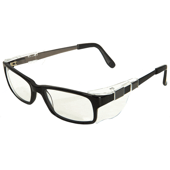 Stilus, os óculos de segurança da Medop de design tradicional que oferecem proteção contra impactos. 