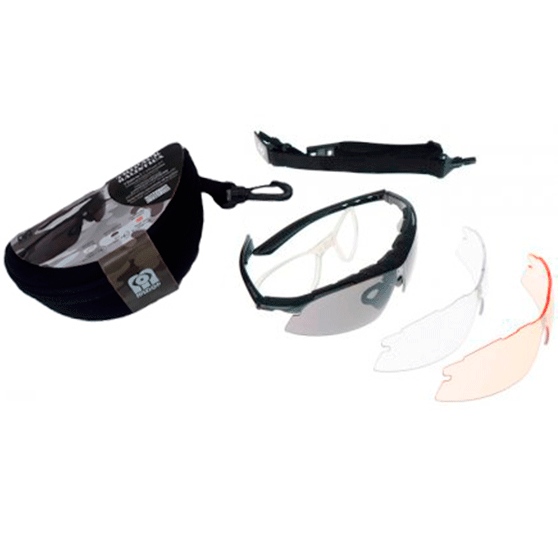 Tripack Ballistic de Medop la gafa con alta resistencia a los impactos con protección ocular especial para Balística. Superan ensayos STANAG2920 y STANAG4296