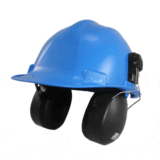 Protector auditivo para usar acoplado a todos los modelos de casco de Medop. Diseño muy confortable y compatible con otros EPIs. SNR 28 dB