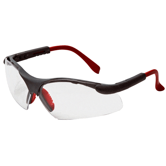 Os óculos Activa, da Medop, são um modelo confortável, com marcação FN, que oferece proteção contra impactos e com tratamento antiembaciamento certificado.
