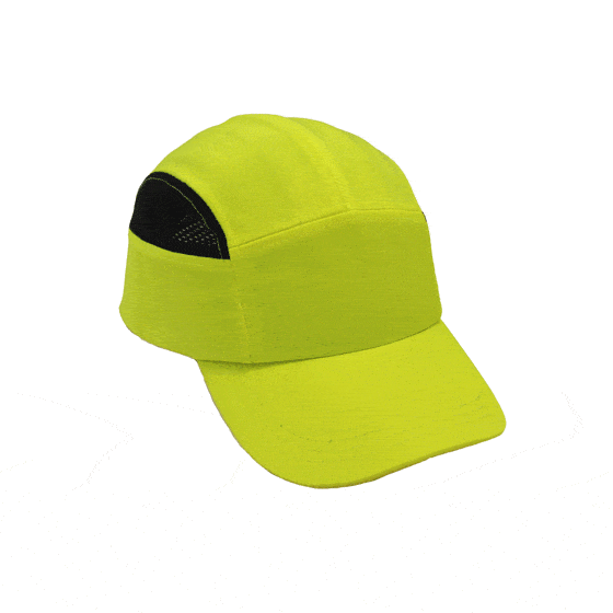 Gorra de seguridad con ventilación lateral de Medop. Cojinetes interiores para mayor protección y confort. Disponible en 2 colores.
