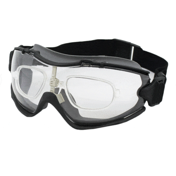 GP5 Future panoramic goggles from Medop, versatility with interchangeable lenses and a prescription clip-on.