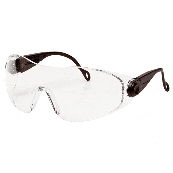 Les lunettes Invisible de Medop, les lunettes mono-écran en forme de masque avec protection supérieure et latérale. Ce sont les lunettes Invisible.