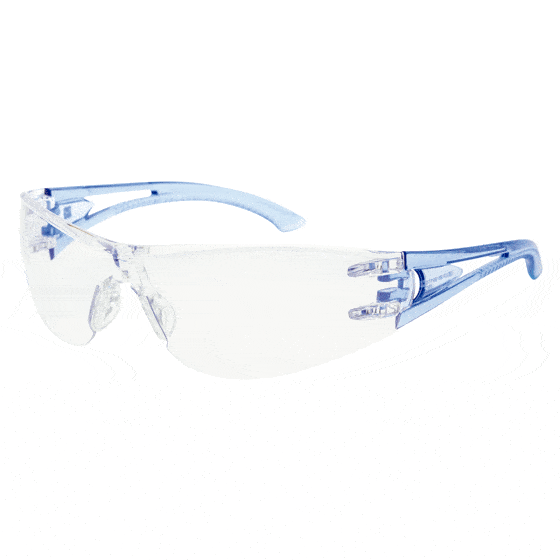 La gafa Kito, la gafa de Medop con visión periférica sin aberraciones con marcado FT, perfecta para proteger los ojos frente a impactos. 
