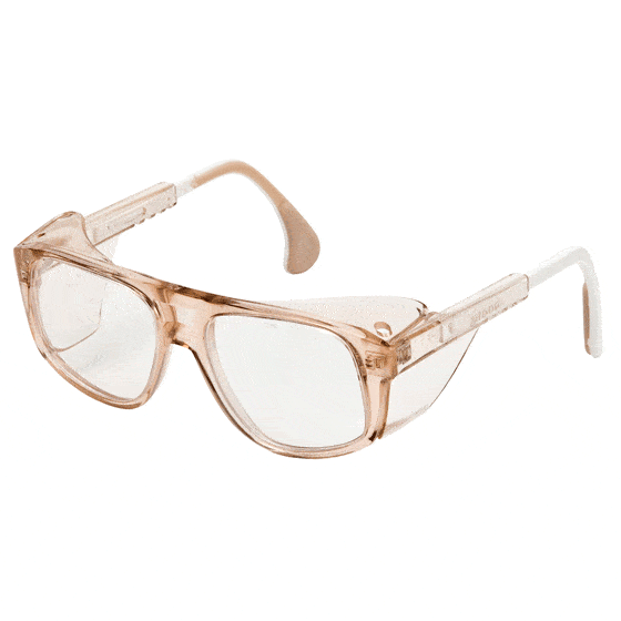 Pulpo, os óculos de segurança da Medop de design tradicional, resistentes e com um amplo campo de visão.