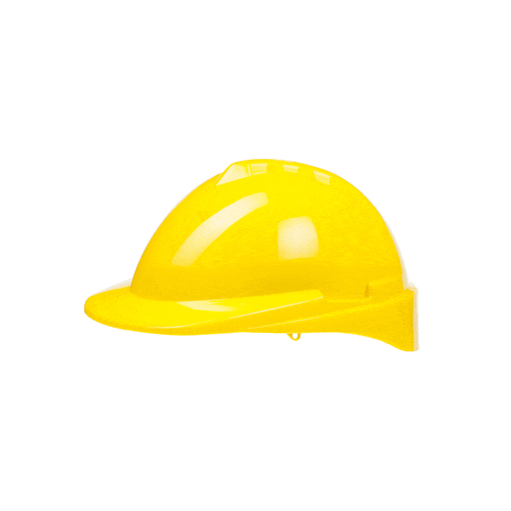 Medop safety helmet with electric properties, ideal for work with electrical risks. Available in 6 colours. High impact resistance.